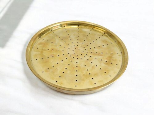 Handmade Unlacquered Brass Shower Head - Rustic Farmhouse Style